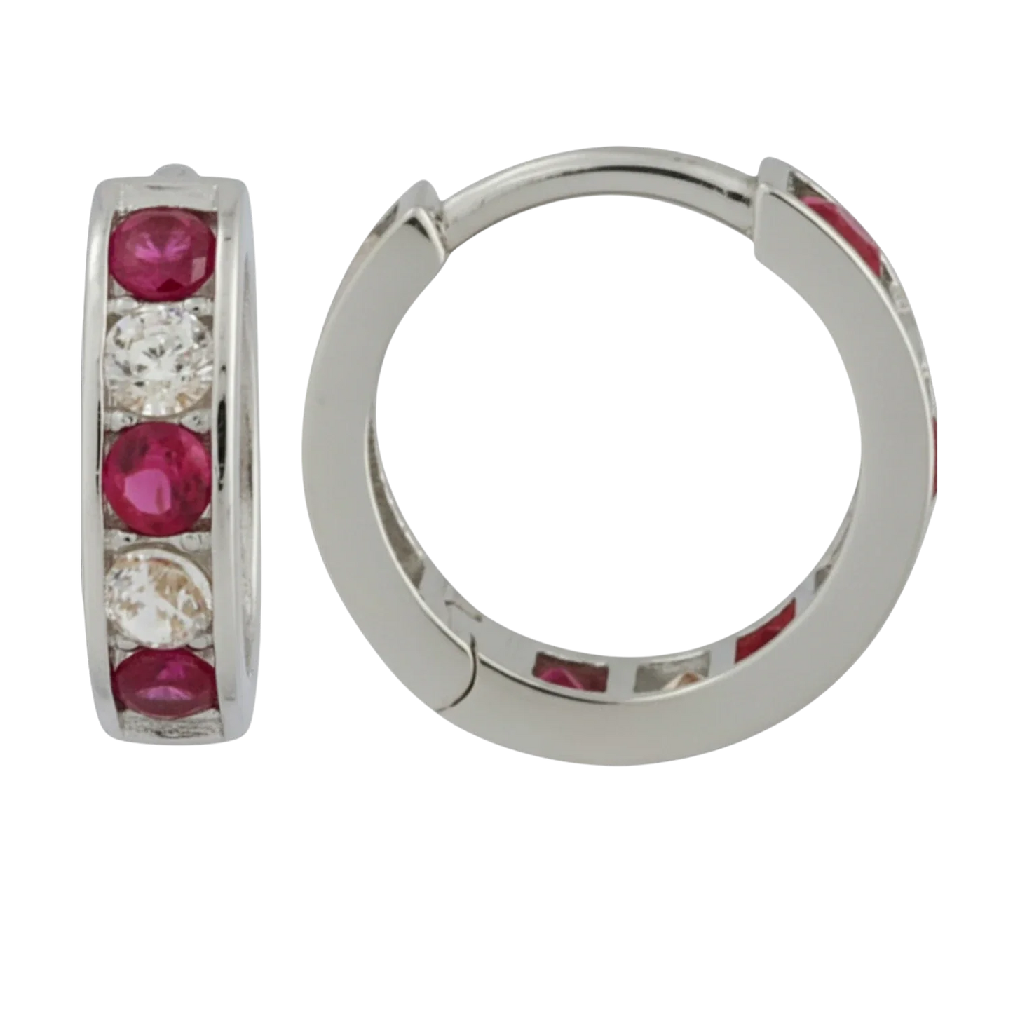14k Gold Huggie Hoop Earrings in Solid 9K & 14K Gold | Qutahia Jewelry