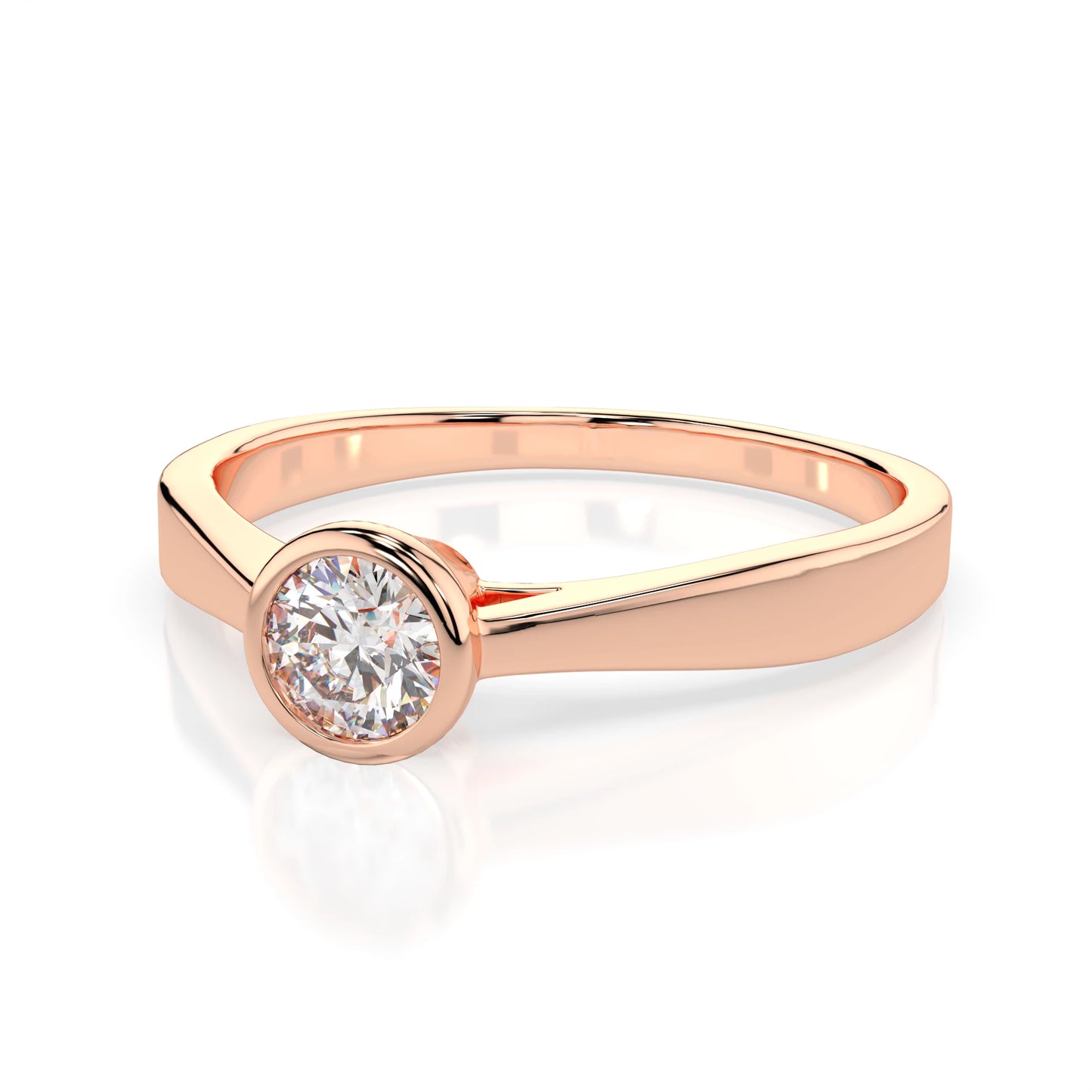 Solitaire Ring (Round), 0.3 ct — 101-10010(4.2)