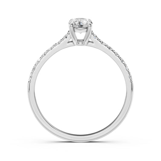 Solitaire Eternity Ring (Round), 0.4 ct — 101-10094(4.7)