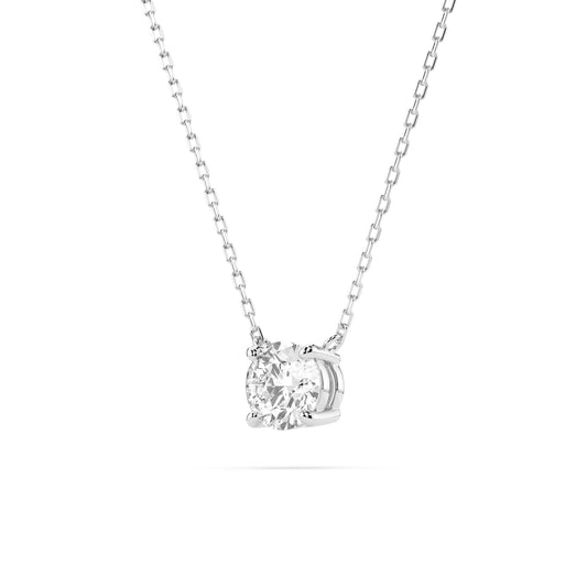 Solitaire Necklace (Round), 0.25 ct — 104-10040(4.0)