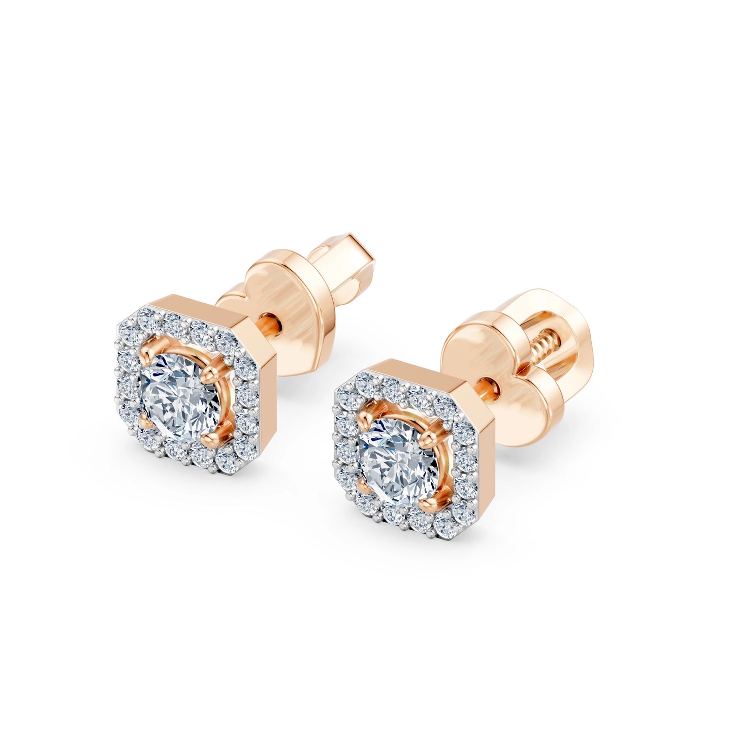Solitaire Eternity Earring, 0.4 ct — 102-10118/2(3.7)