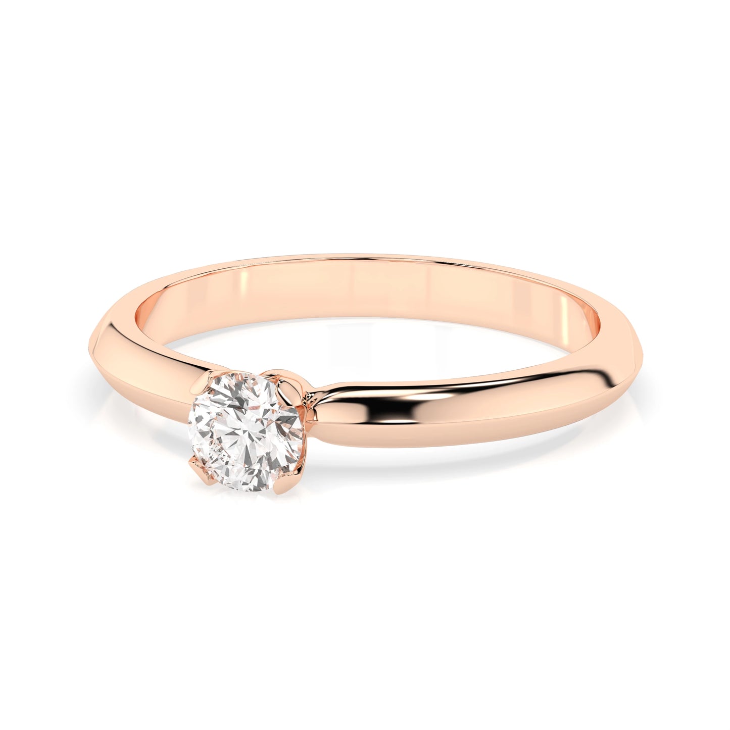 Solitaire Ring (Round), 0.3 ct — 101-10089(4.2)