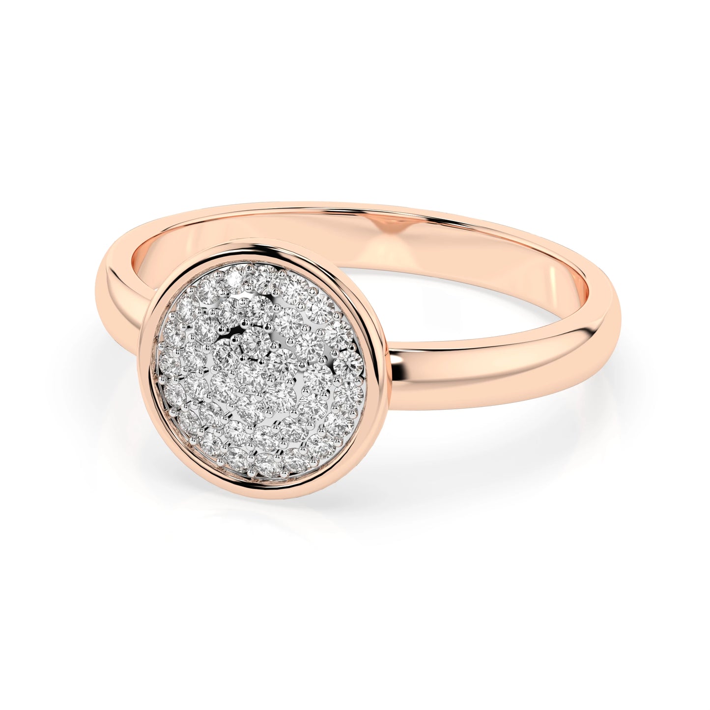 Illusion Ring (Round), 0.23 ct — 101-10068