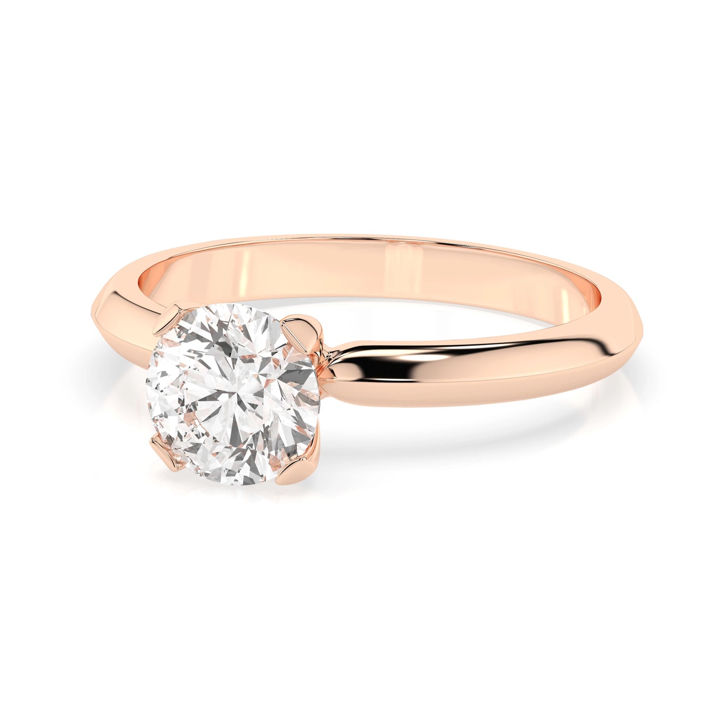 Solitaire Ring (Round), 1.0 ct — 101-10089(6.5)