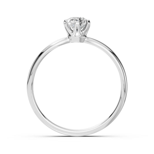 Solitaire Ring (Round), 0.45 ct — 101-10040(4.8)
