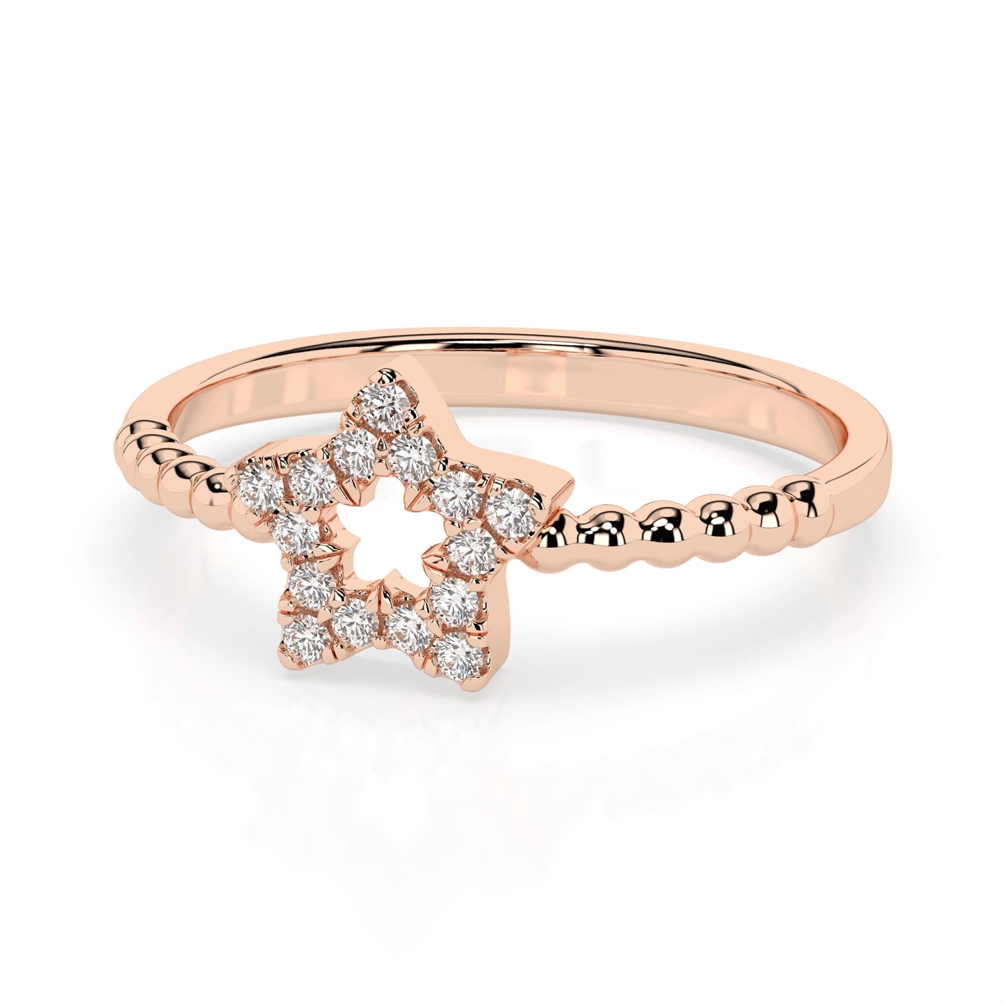 Minimalism Ring (Round), 0.09 ct — 101-10054