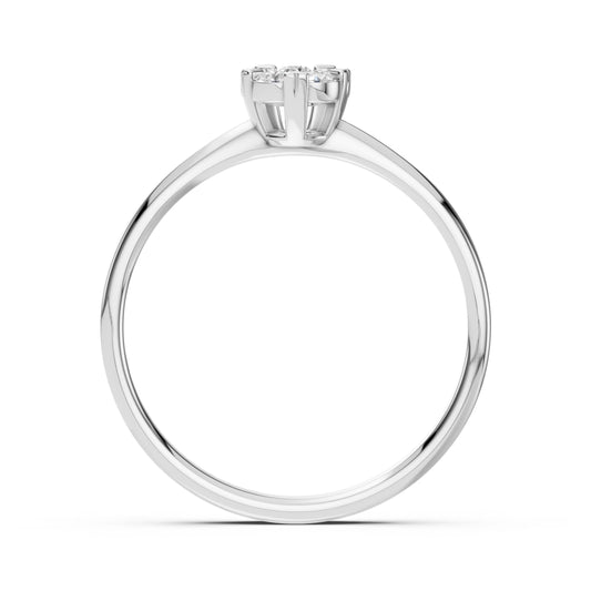 Illusion Ring (Round), 0.06 ct — 101-10015/1(2.5)