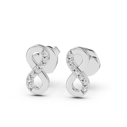 Minimalism Earring (Round), 0.09 ct — 102-10092
