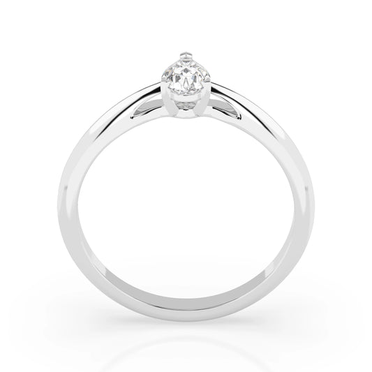 Solitaire Ring (Pear), 0.3 ct — 101-10190(0.30)PAR