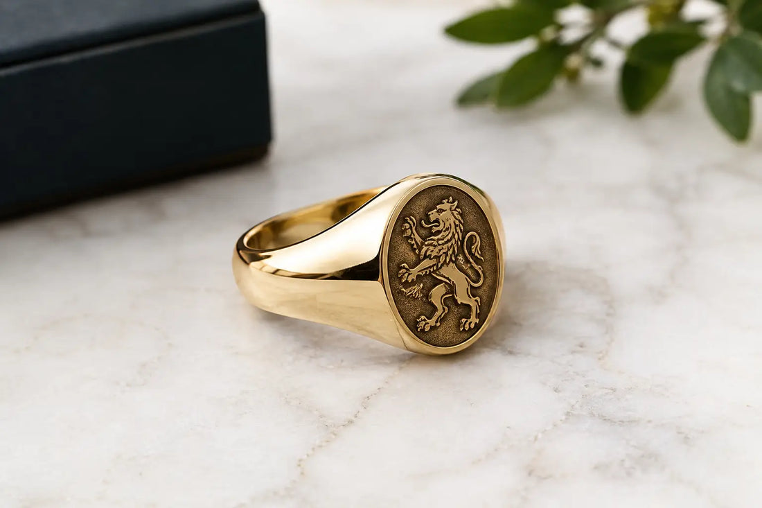 A Men's Signet Ring Example With Meaning