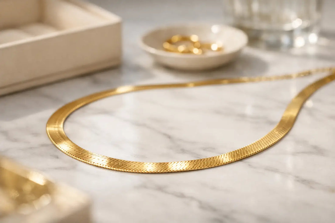 Gold Necklace Herringbone: Worth It?