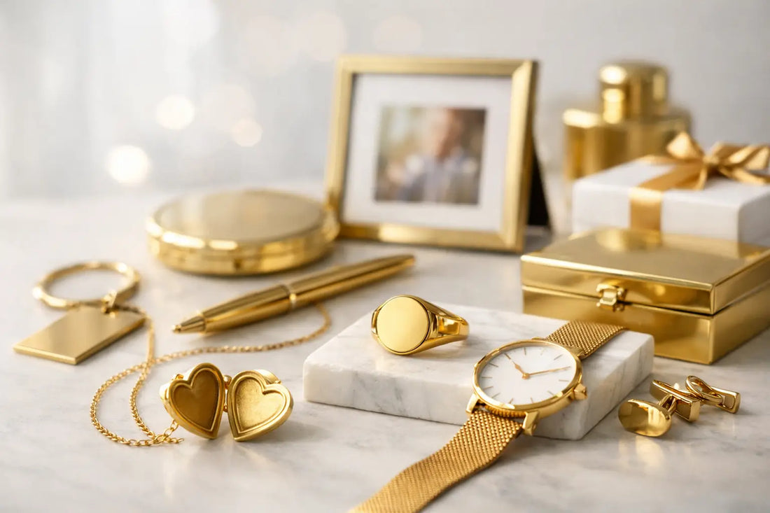 12 Best Personalised Gold Gifts That Last