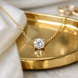 Lab Diamond Necklace: Worth It in Solid Gold?