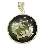 Pisces Zodiac Pendant | 14K Solid Gold Star Sign Necklace | Qutahia Jewellery