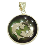 Pisces Zodiac Pendant | 14K Solid Gold Star Sign Necklace | Qutahia Jewellery