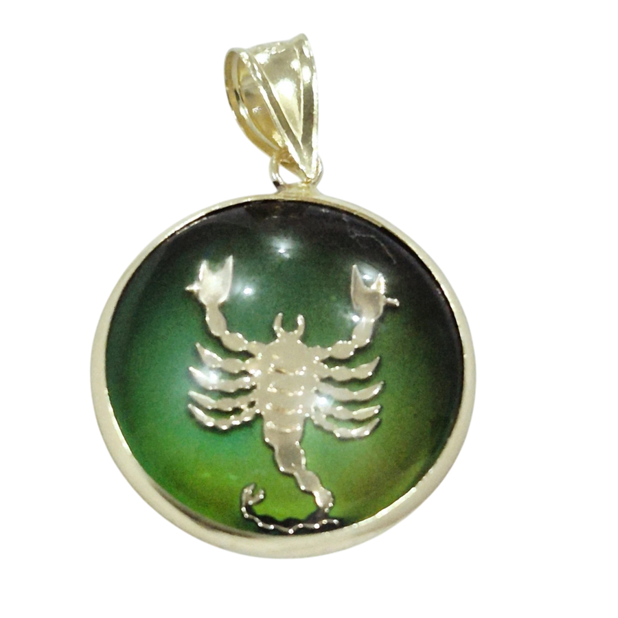 Scorpio Zodiac Pendant | 14K Solid Gold Star Sign Necklace | Qutahia Jewellery