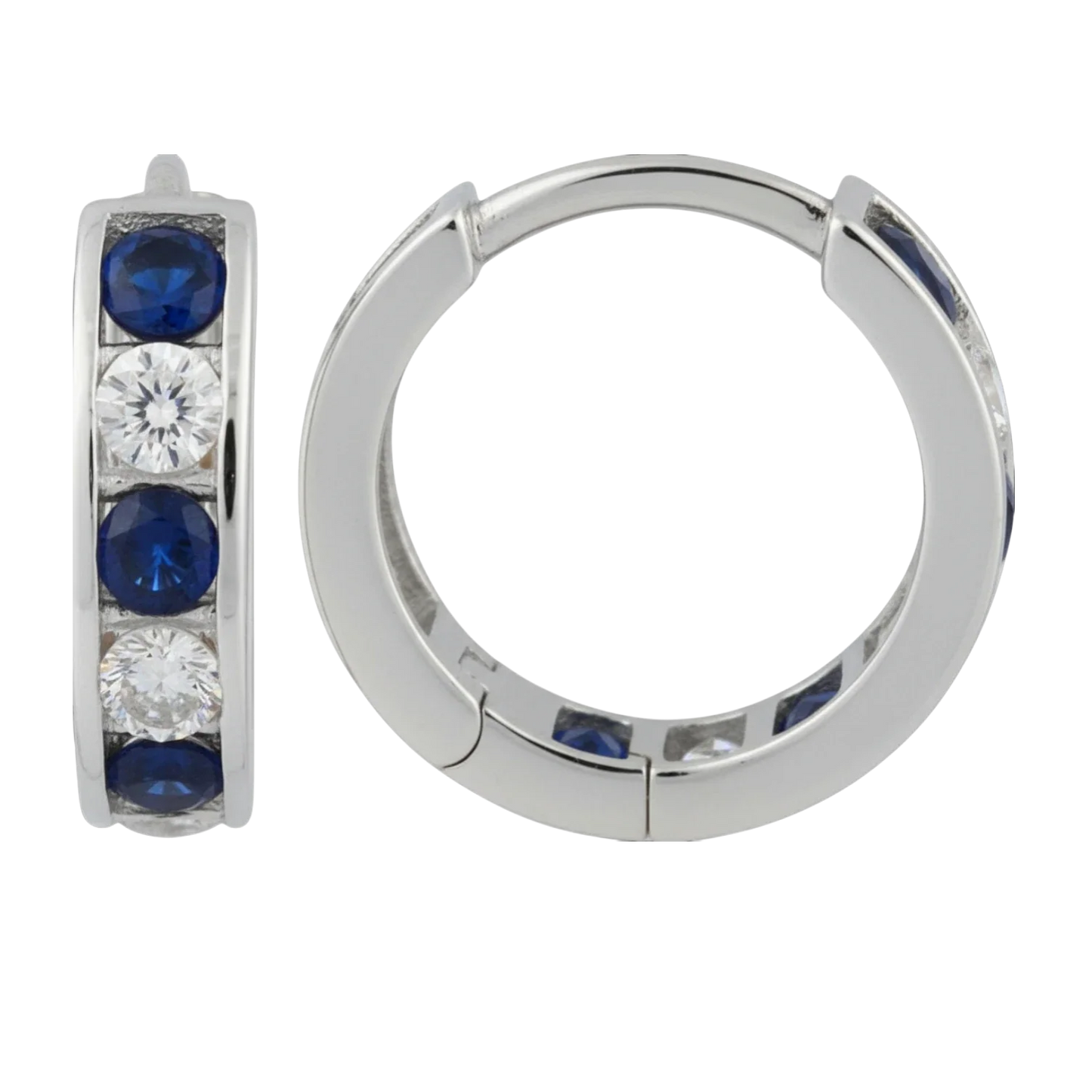 14k Gold Huggie Hoop Earrings in Solid 9K & 14K Gold | Qutahia Jewelry