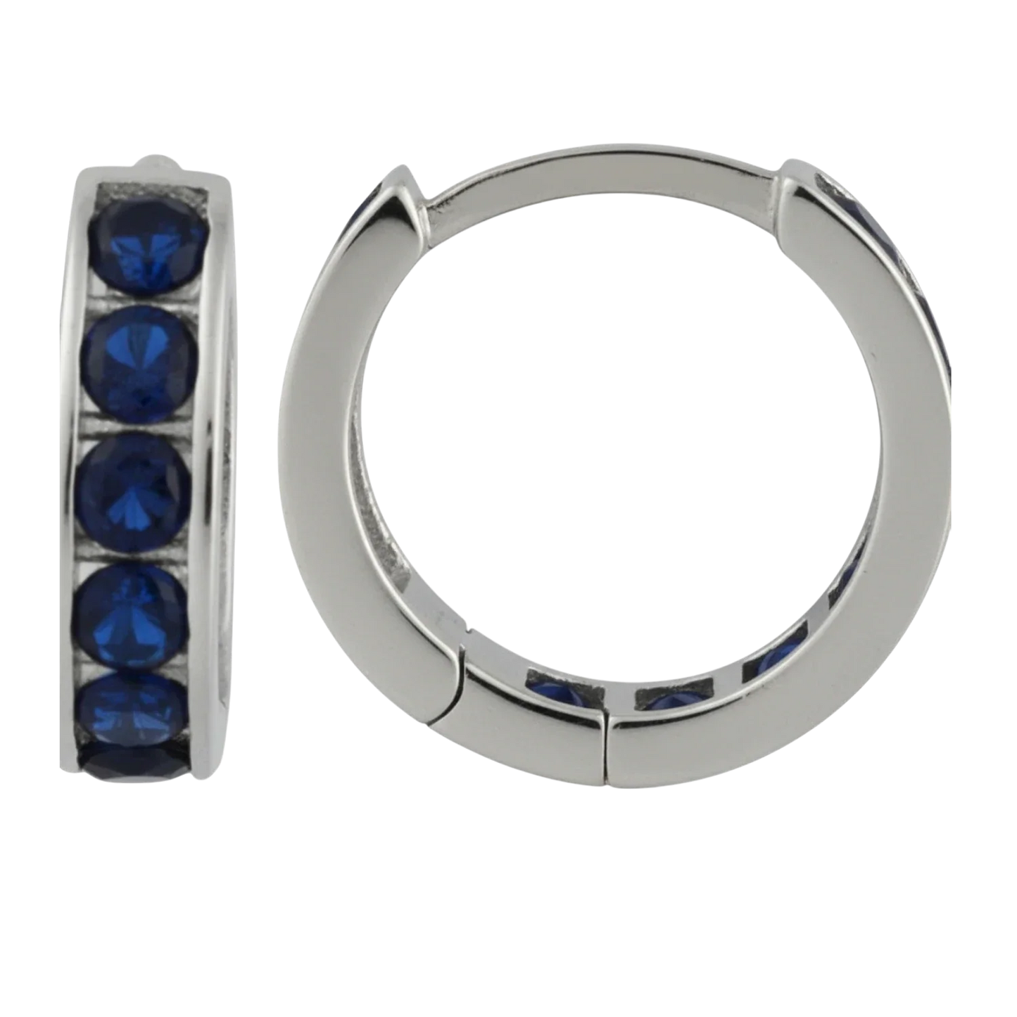 14k Gold Huggie Hoop Earrings in Solid 9K & 14K Gold | Qutahia Jewelry
