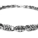 Gents Silver Bracelet in 925 sterling silver by Qutahia Jewellery.