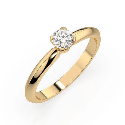 Solitaire Ring (Round), 0.3 ct — 101-10089(4.2)