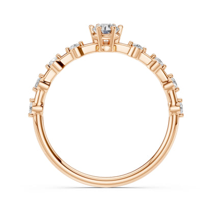 Solitaire Eternity Ring (Round), 0.2 ct — 101-10144(3.7)
