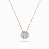 Illusion Necklace (Round), 0.06 ct — 104-10002(2.5)