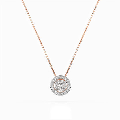 Illusion Necklace (Round), 0.06 ct — 104-10002(2.5)