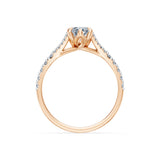 Marquise Lab Grown Diamond Micro Pave Eternity Ring 1.0ct by Qutahia Jewellery