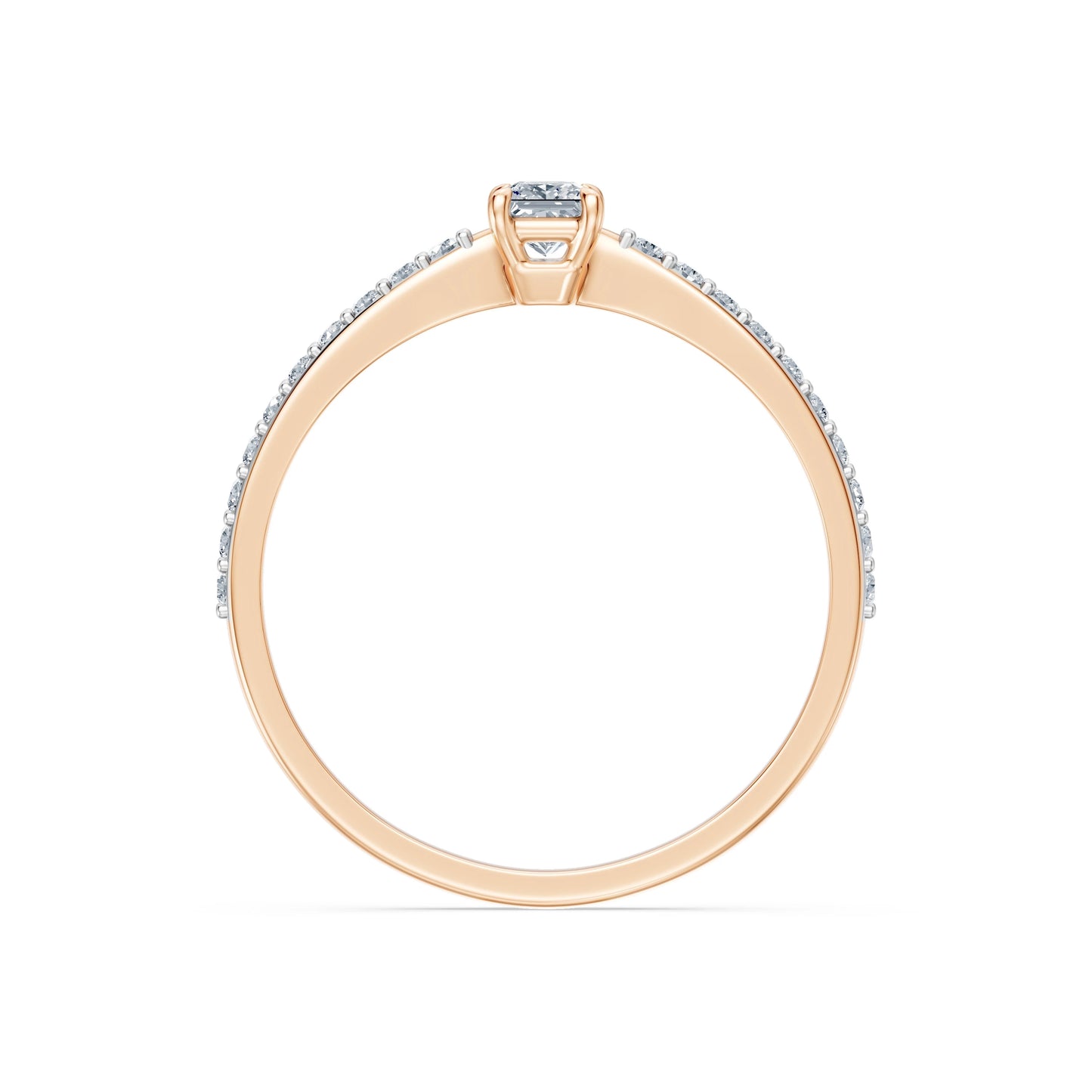 Solitaire Ring, 0.17 ct — 101-10116/2(3.0)PR