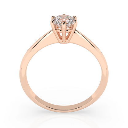 Solitaire Ring (Round), 0.5 ct — 101-10027(5.1)