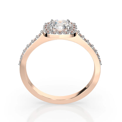 Solitaire Eternity Ring (Round), 0.4 ct — 101-10152(4.7)