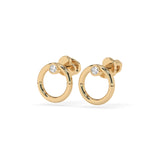 Minimalism Earring (Round), 0.06 ct — 102-10170