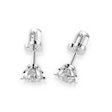 Solitaire Butterfly Earring (Round), 1.4 ct — 102-10040/1(5.7)
