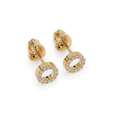 Small Diamond Earrings Round 0.16ct by Qutahia Jewellery