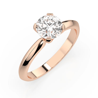 Solitaire Ring (Round), 1.0 ct — 101-10089(6.5)