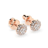 Diamond Eternity Earrings Round 0.24ct by Qutahia Jewellery