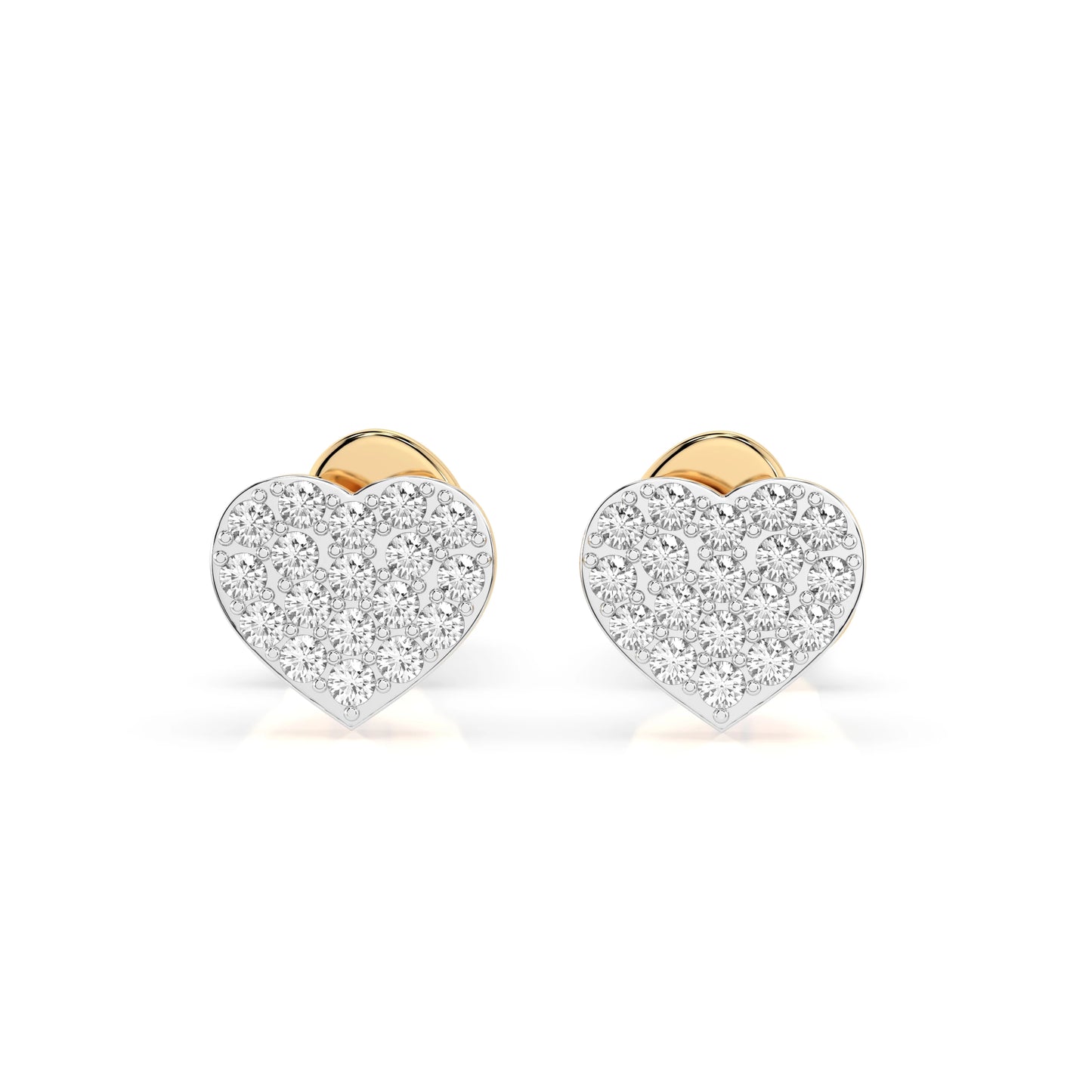 Illusion Earring (Round), 0.18 ct — 102-10097
