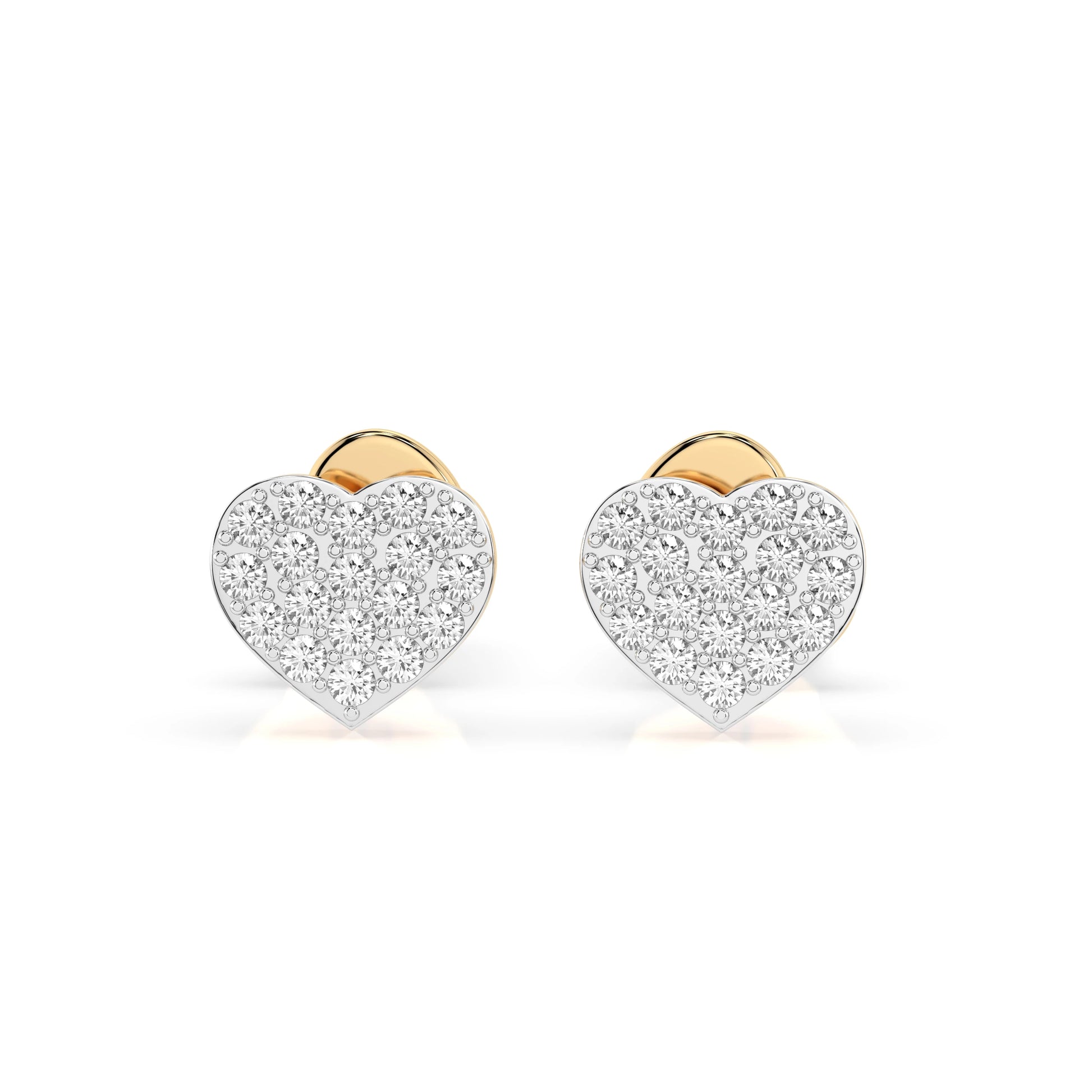 Illusion Earring (Round), 0.18 ct — 102-10097