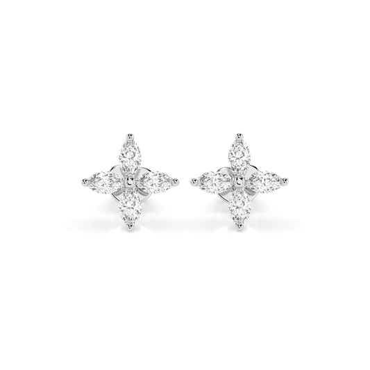 Illusion Earring (Marquise), 0.8 ct — 102-10193V1