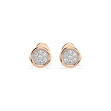 Illusion Earring (Round), 0.08 ct — 102-10068