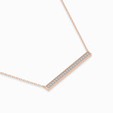 Minimalism Necklace (Round), 0.12 ct β 104-10024