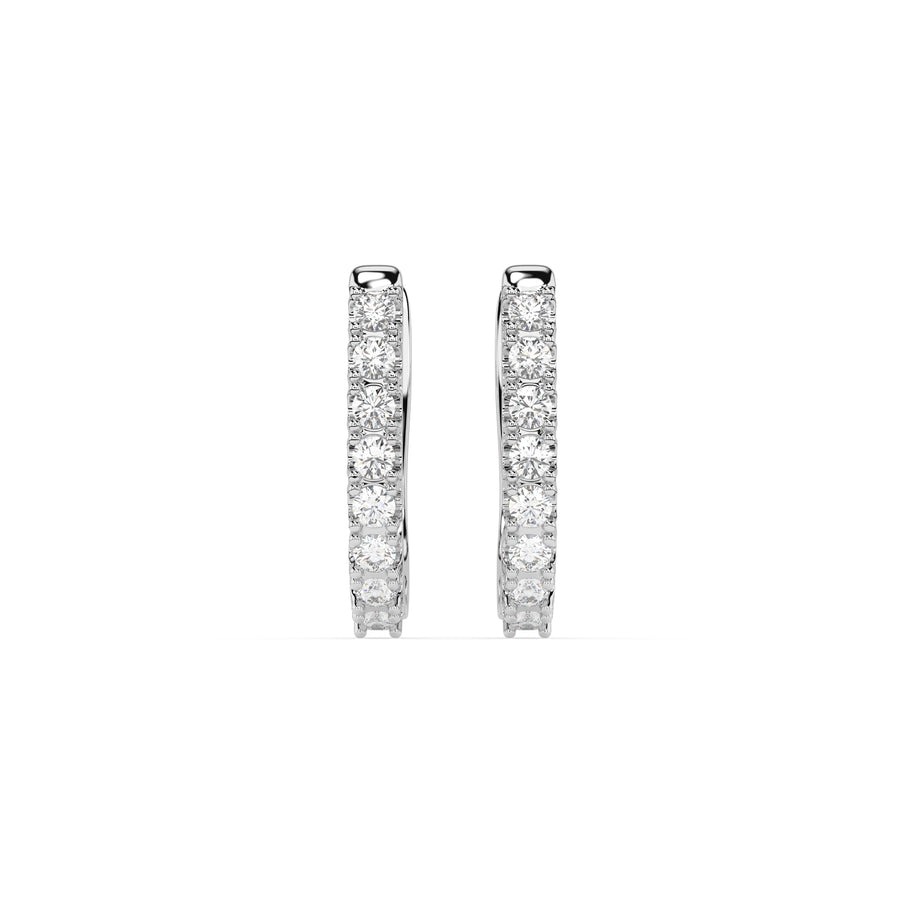 Eternity Earring (Round), 0.32 ct — 102-10044/2