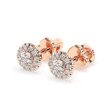 Diamond Eternity Earrings Round 0.24ct by Qutahia Jewellery