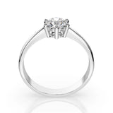 Solitaire Diamond Ring Round 0.4ct by Qutahia Jewellery