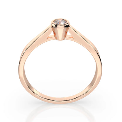Solitaire Ring (Round), 0.15 ct — 101-10010(3.4)