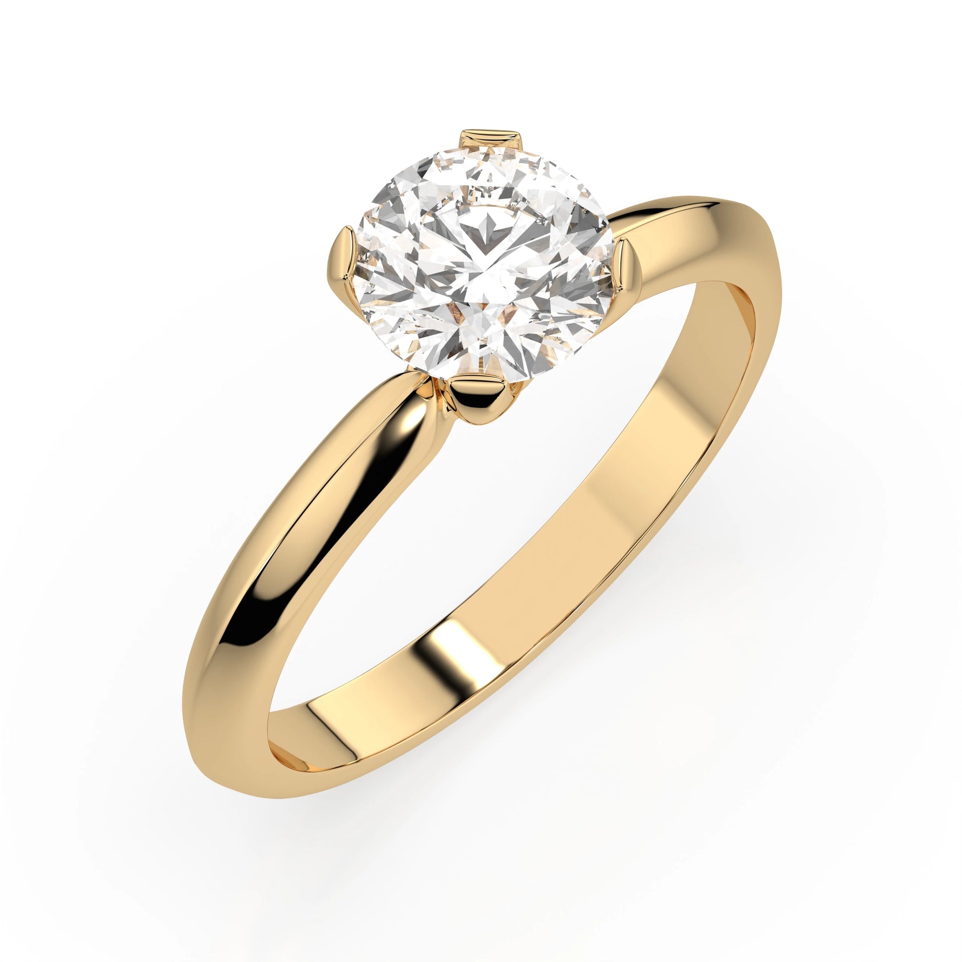 Solitaire Ring (Round), 0.5 ct — 101-10089(5.1)