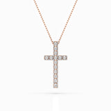 Minimalism Necklace (Round), 0.2 ct — 104-10025