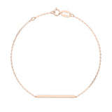 Diamond Bracelet Gold Round 0.1ct by Qutahia Jewellery