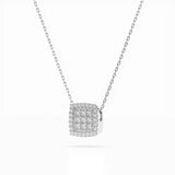 Illusion Necklace (Round), 0.12 ct — 104-10035