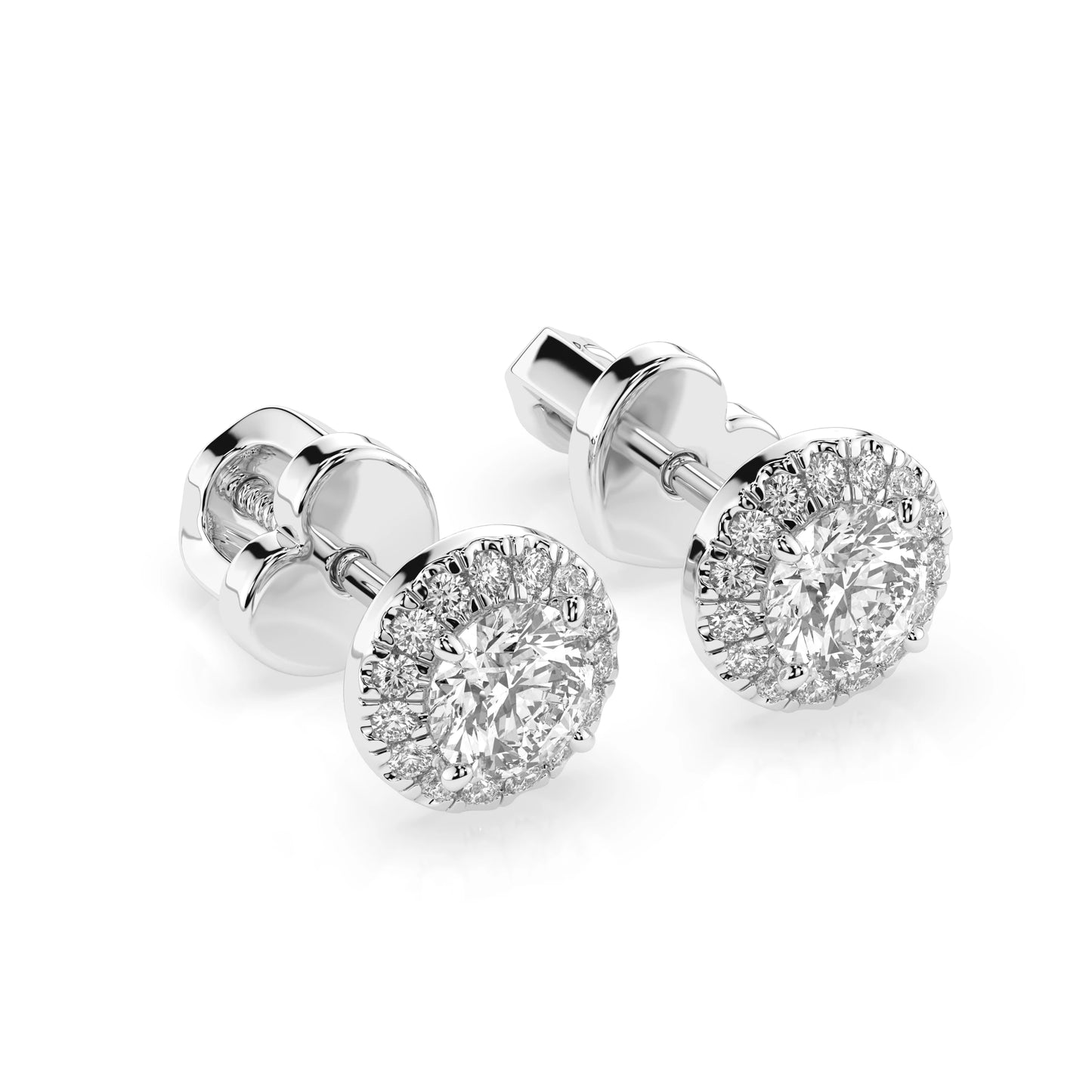 Solitaire Eternity Earring (Round), 0.4 ct — 102-10095(3.7)